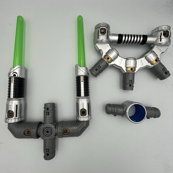Star Wars Bladebuilders Jedi Master Lightsaber Parts Pieces Hasbro Toy Lot 2015 - Picture 1 of 5